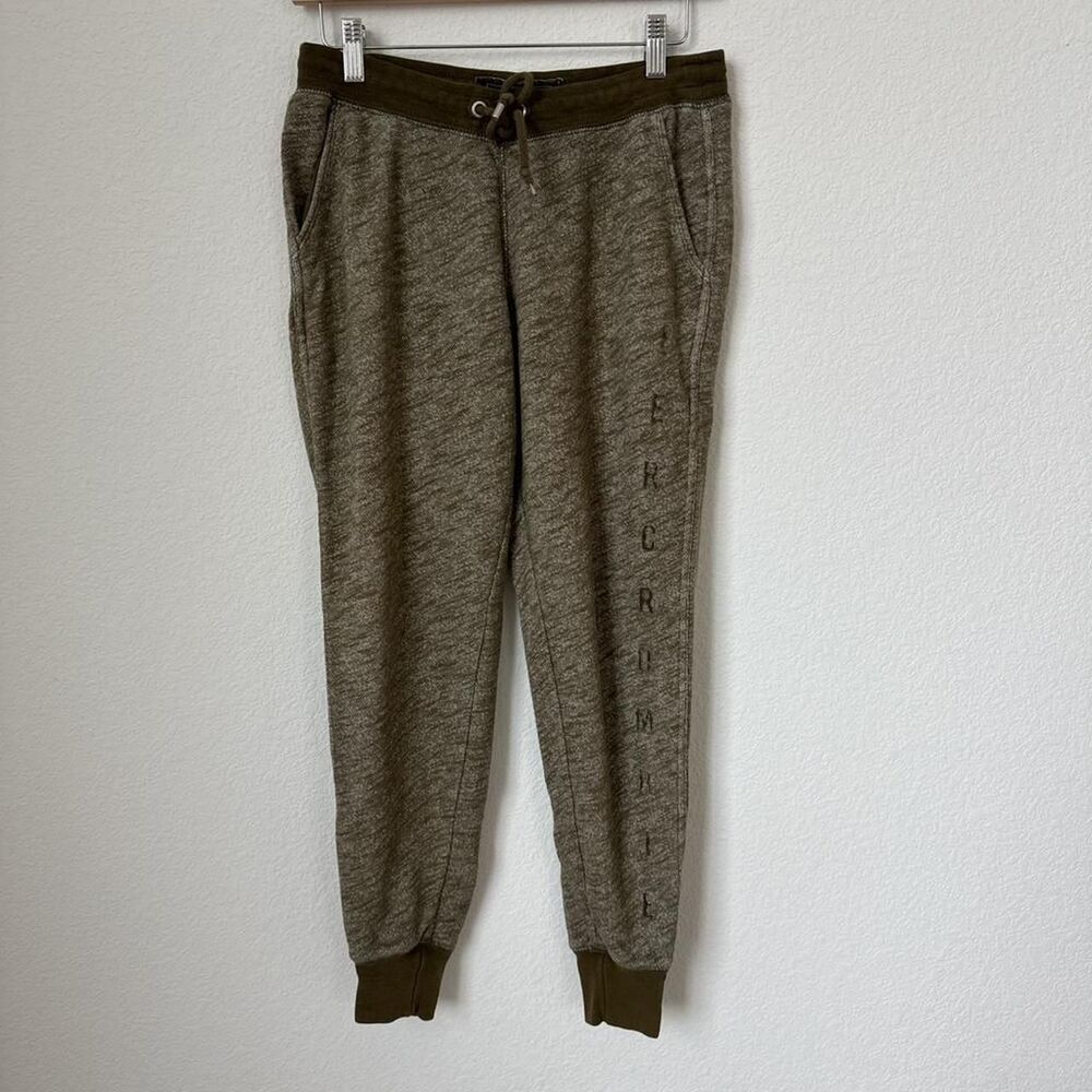 Abercrombie Fitch Women's Jogger Drawstring Sweatpants with Embroidered Logo, S